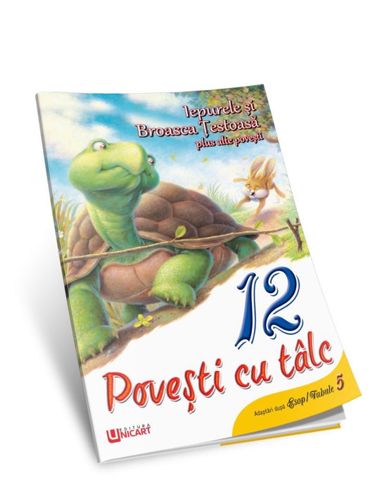 Carte pentru Copii - 12 Povesti cu Talc, Fabule Educaționale pentru Școlari (Variante Diferite)