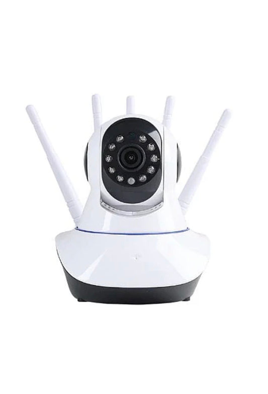 Camera de supraveghere WiFi interior cu 5 antene, rotire 360 grade, vedere nocturna, audio