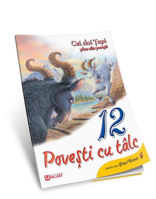 Carte pentru Copii - 12 Povesti cu Talc, Fabule Educaționale pentru Școlari (Variante Diferite)