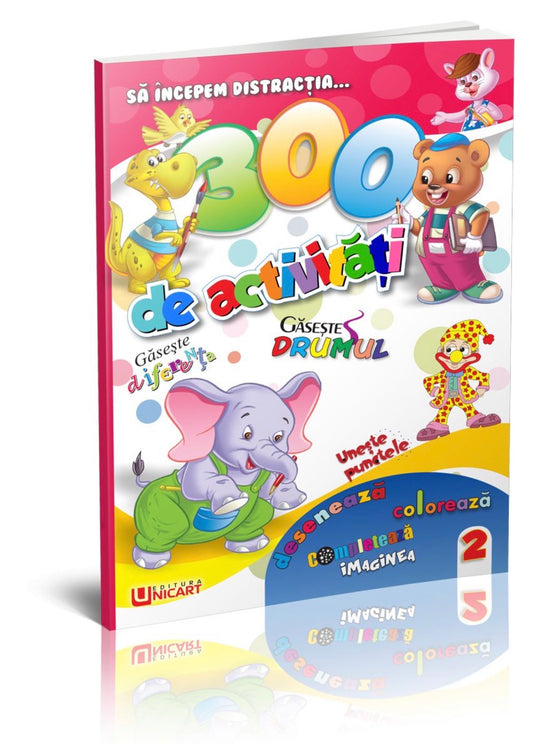 Carte de Activități pentru Preșcolari - 300 de Activități Educative, Dezvoltare prin Joaca